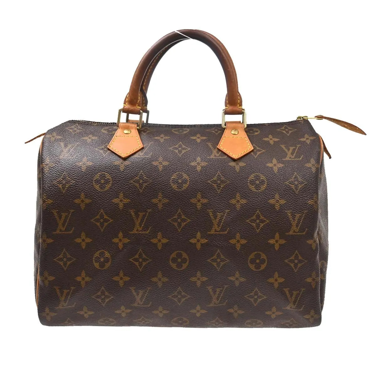 Louis Vuitton Speedy Monogram Canvas Brown Canvas Handbag (Pre-Owned)