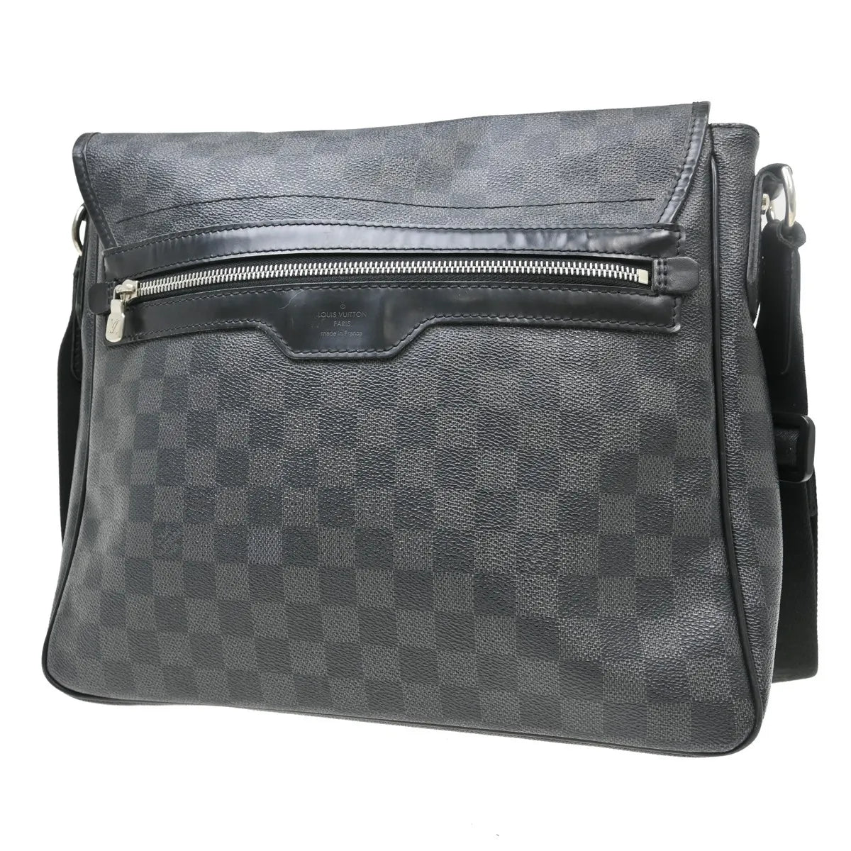 Louis Vuitton Daniel Messenger Damier Graphite Black Canvas Shoulder Bag Bag (Pre-Owned)