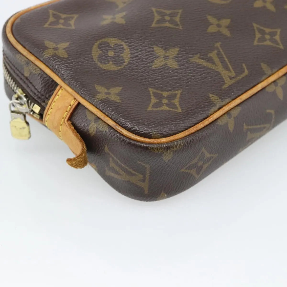 Louis Vuitton Pochette Marly Bandouliere Monogram Canvas Brown Canvas Clutche & Pouche Bag (Pre-Owned)