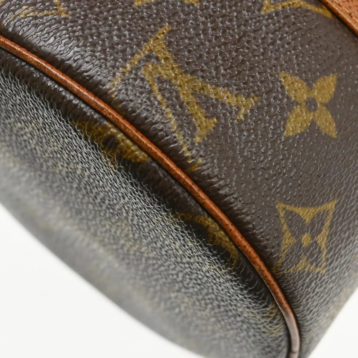 Louis Vuitton Papillon Handbag Monogram Canvas Brown Canvas Handbag (Pre-Owned)