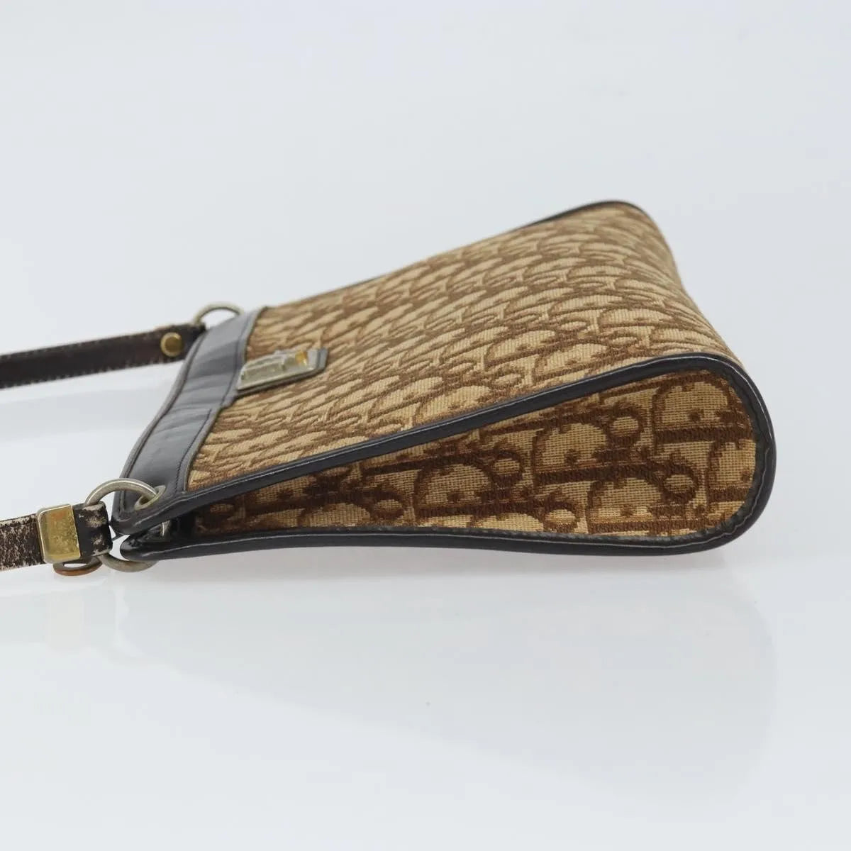 Christian Dior Vintage Trotter Canvas Brown Canvas Shoulder Bag Bag (Pre-Owned)