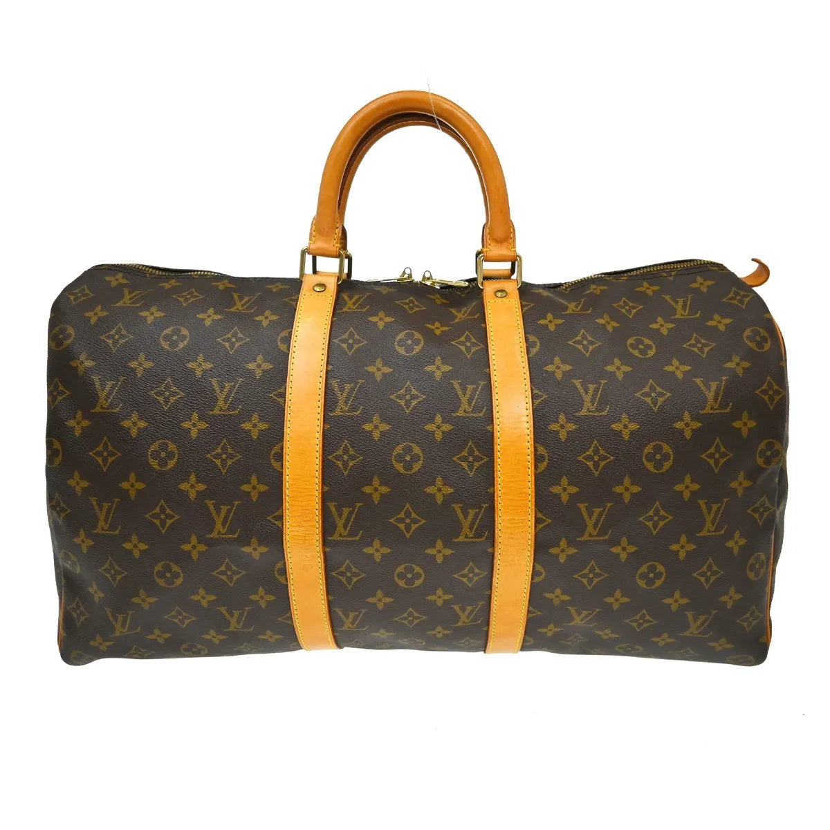 Louis Vuitton Keepall Monogram Canvas Brown Canvas Travel Bag Bag (Pre-Owned)