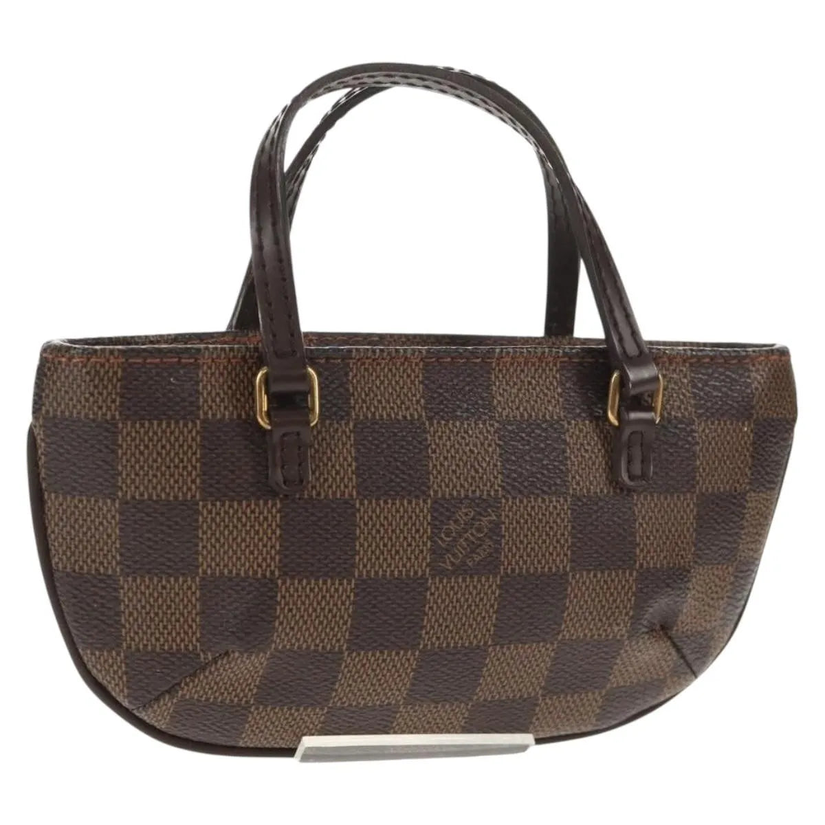 Louis Vuitton Manosque Pochette Damier Brown Canvas Clutche & Pouche Bag (Pre-Owned)