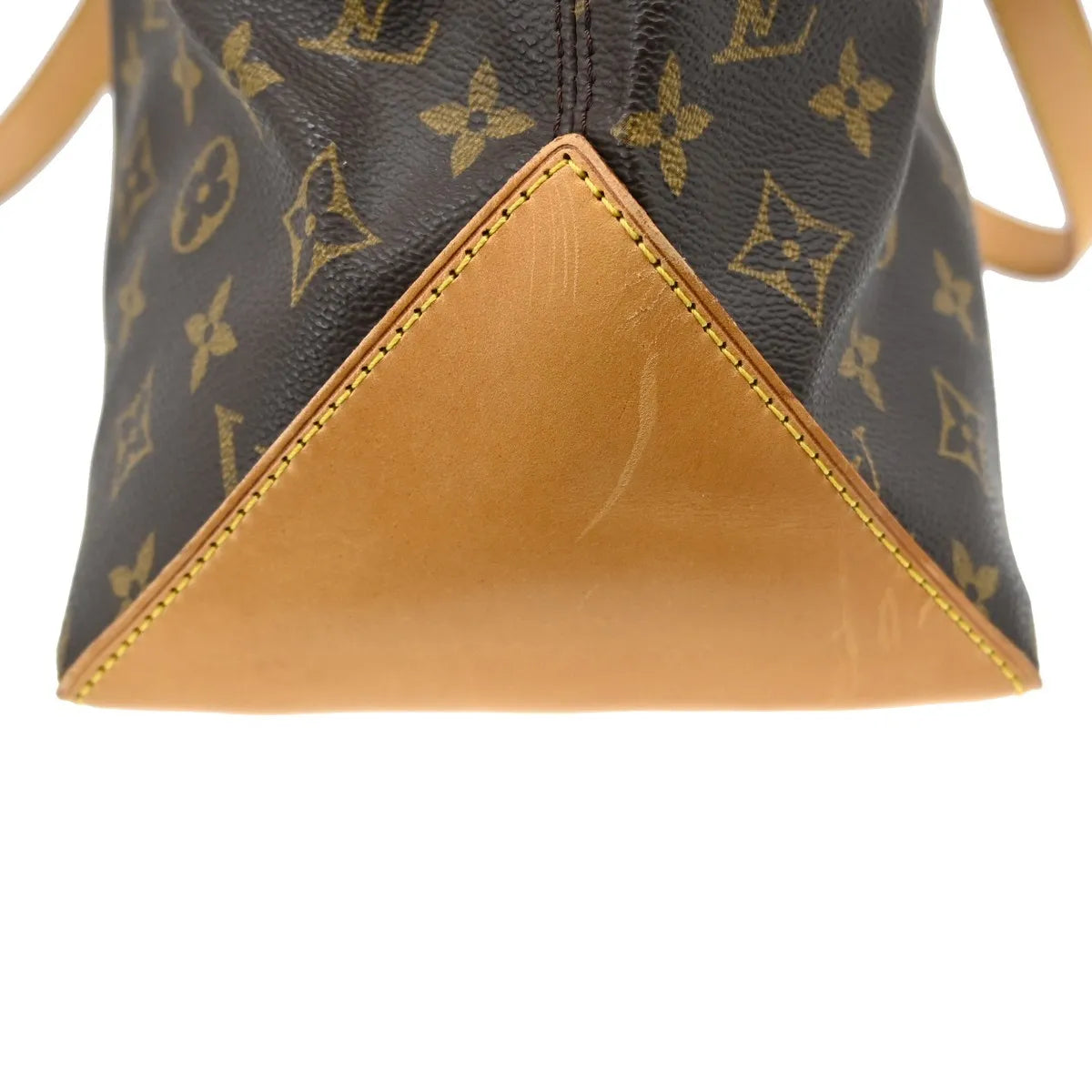 Louis Vuitton Cabas Mezzo Monogram Canvas Brown Canvas Tote Bag Bag (Pre-Owned)
