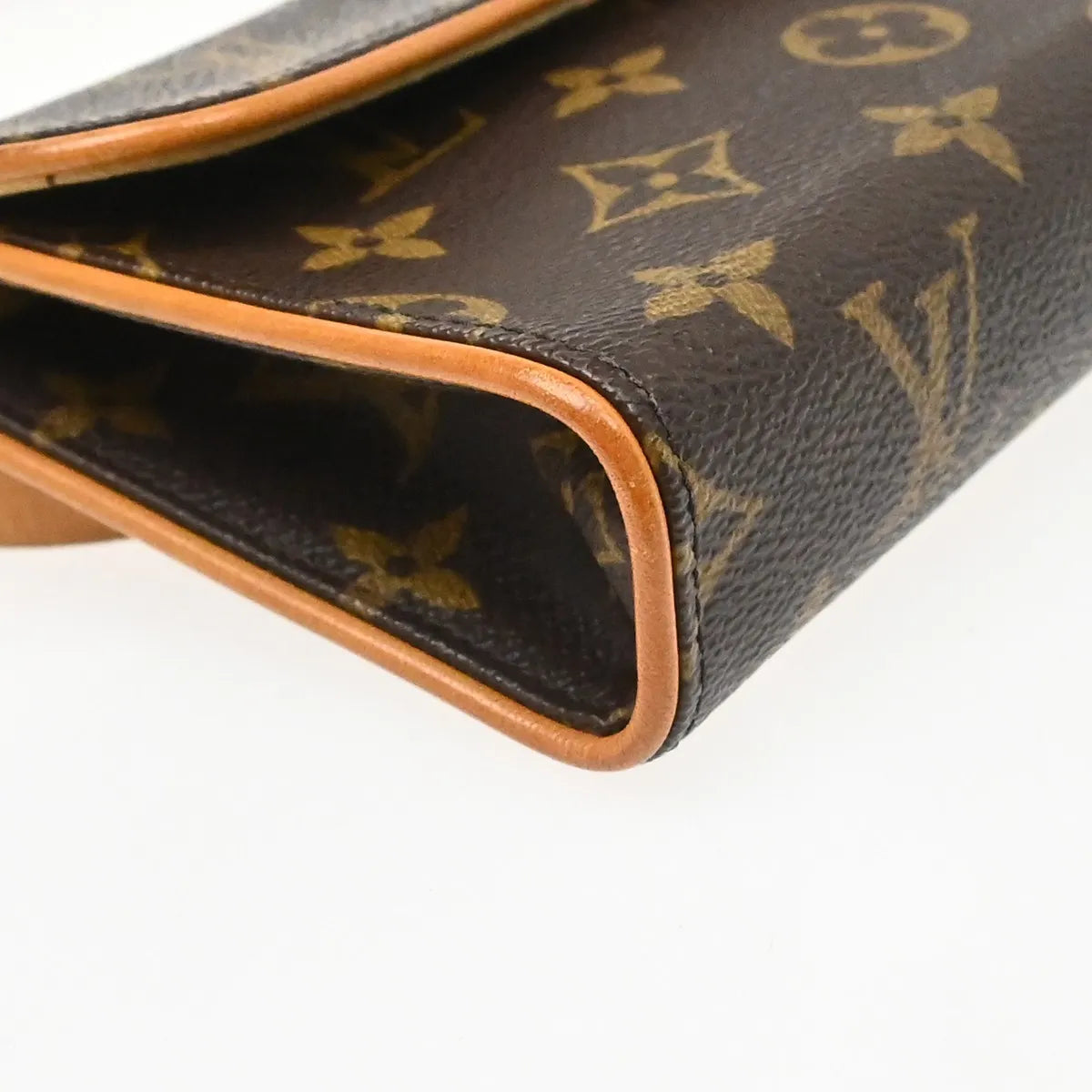 Louis Vuitton Florentine Waist Monogram Canvas Brown Canvas Clutche & Pouche Bag (Pre-Owned)