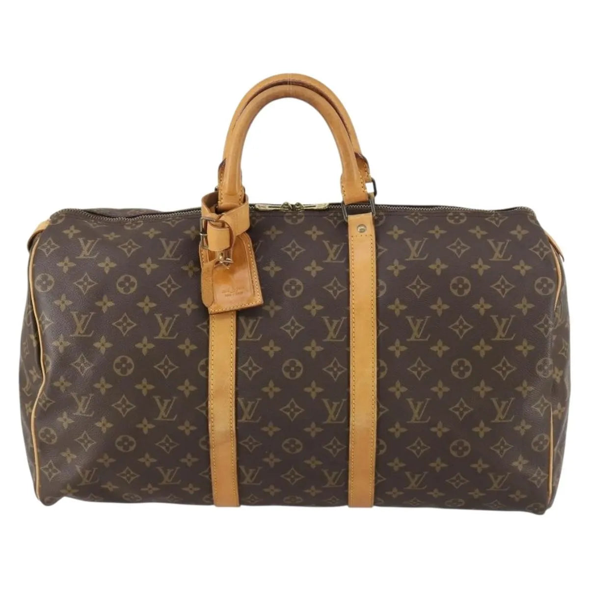 Louis Vuitton Keepall Monogram Canvas Brown Canvas Travel Bag Bag (Pre-Owned)