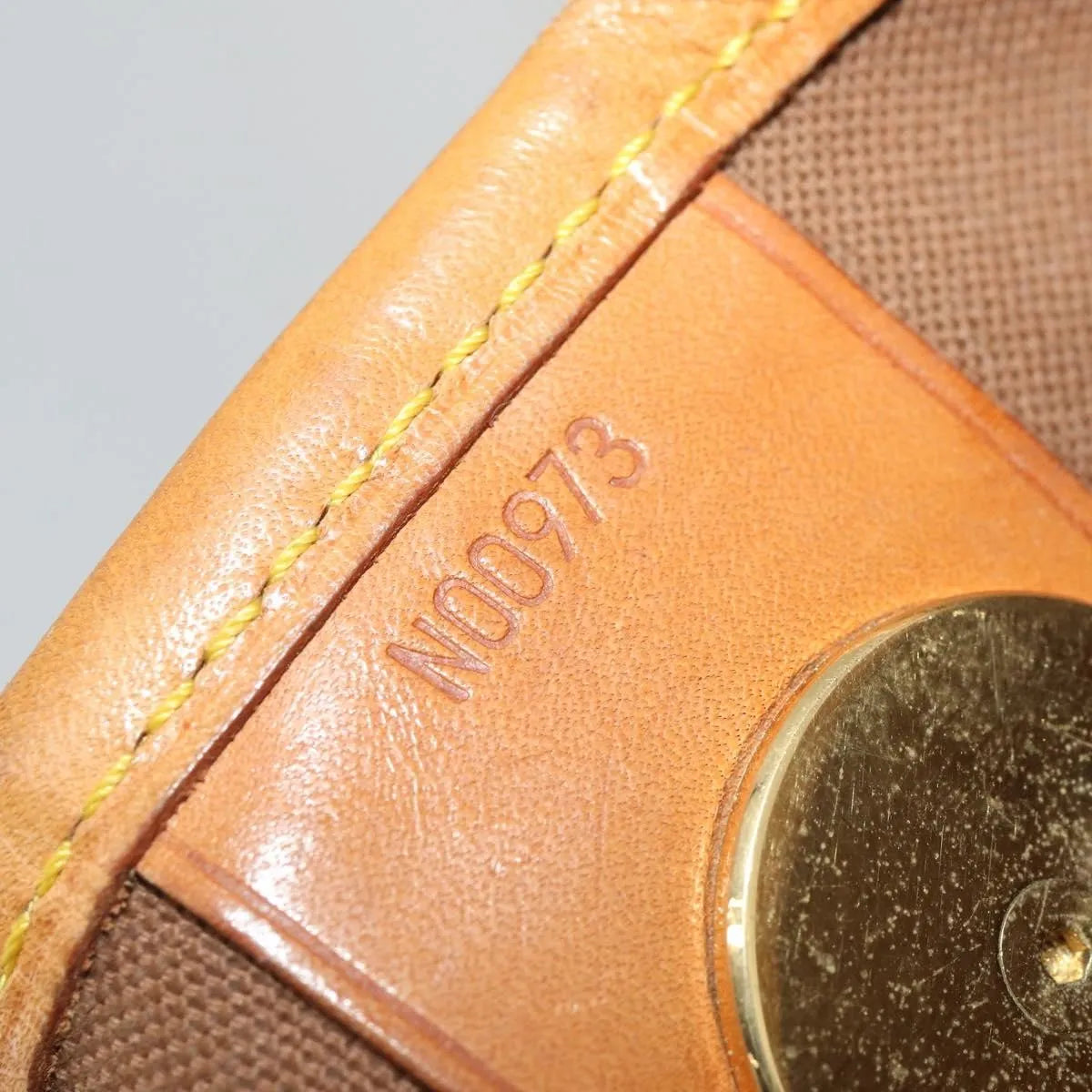 Louis Vuitton Sac Marin Monogram Canvas Brown Canvas Shoulder Bag Bag (Pre-Owned)