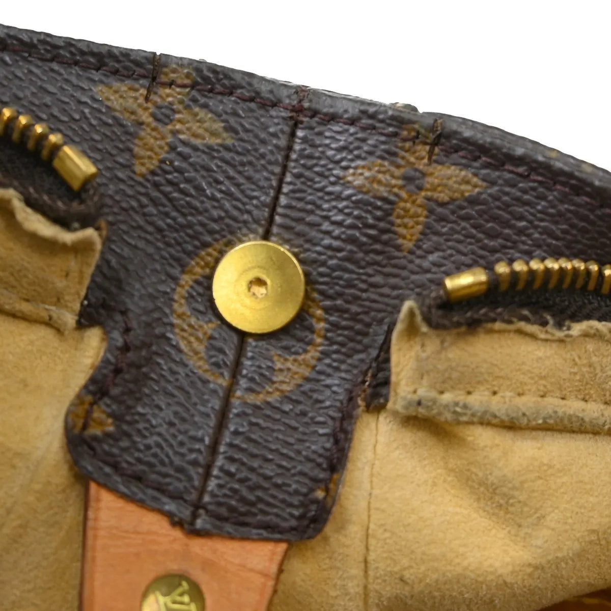 Louis Vuitton Monogram Looping Handbag Monogram Canvas Brown Canvas Shoulder Bag Bag (Pre-Owned)