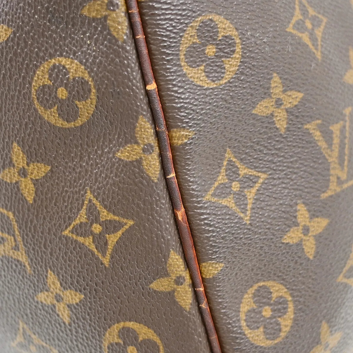 Louis Vuitton Keepall Monogram Canvas Brown Canvas Travel Bag Bag (Pre-Owned)