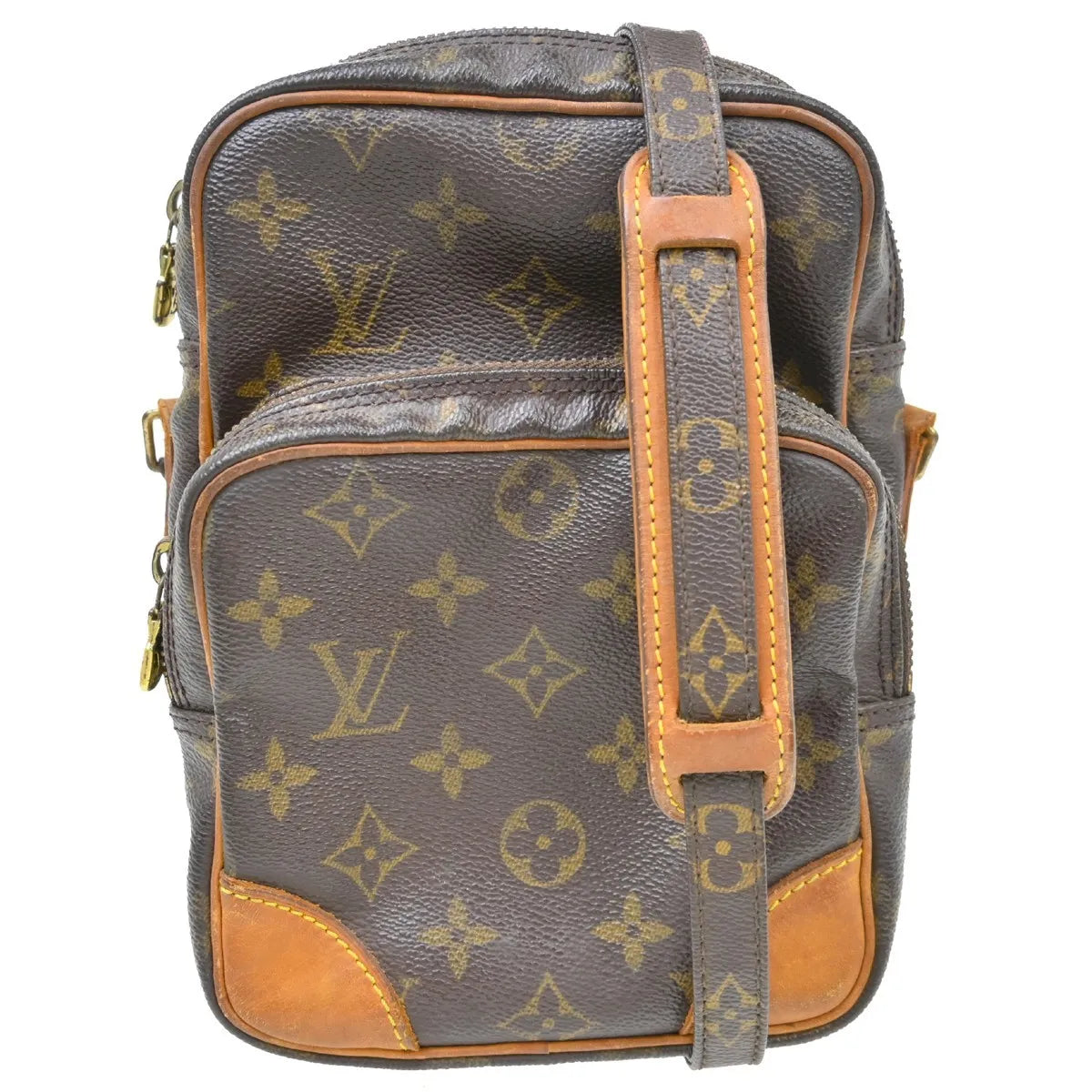 Louis Vuitton Amazone Monogram Canvas Brown Canvas Shoulder Bag Bag (Pre-Owned)