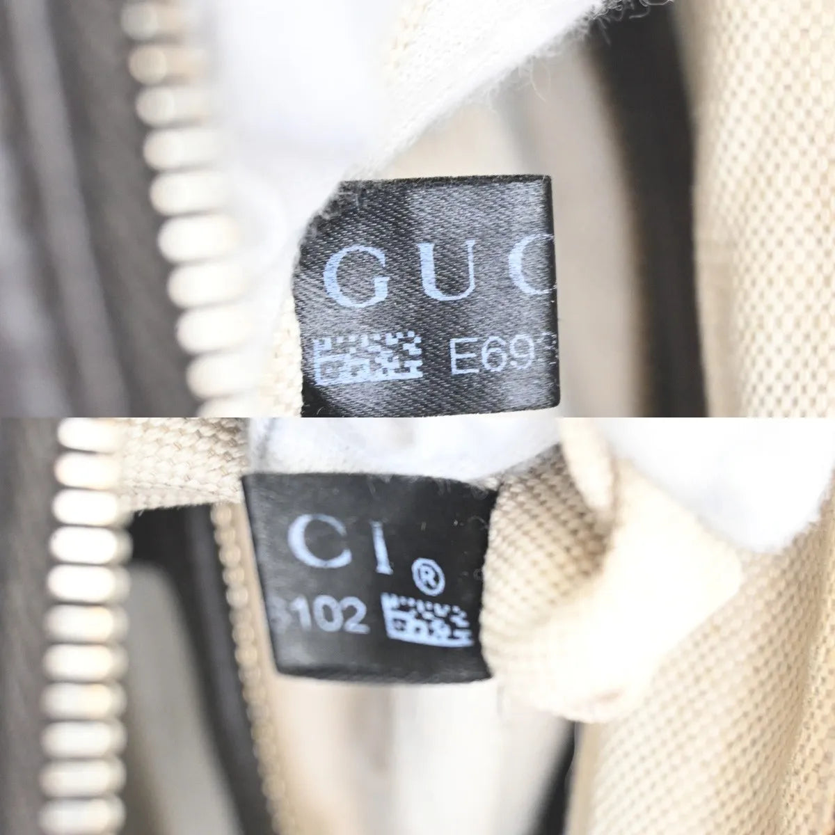 Gucci Vintage Web Boston Gg Canvas Brown Canvas Handbag (Pre-Owned)