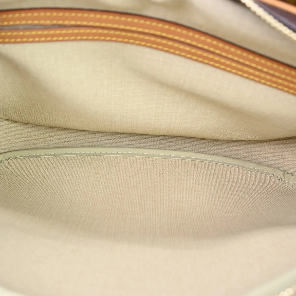 Louis Vuitton Reporter Monogram Brown Canvas Shoulder Bag Bag (Pre-Owned)