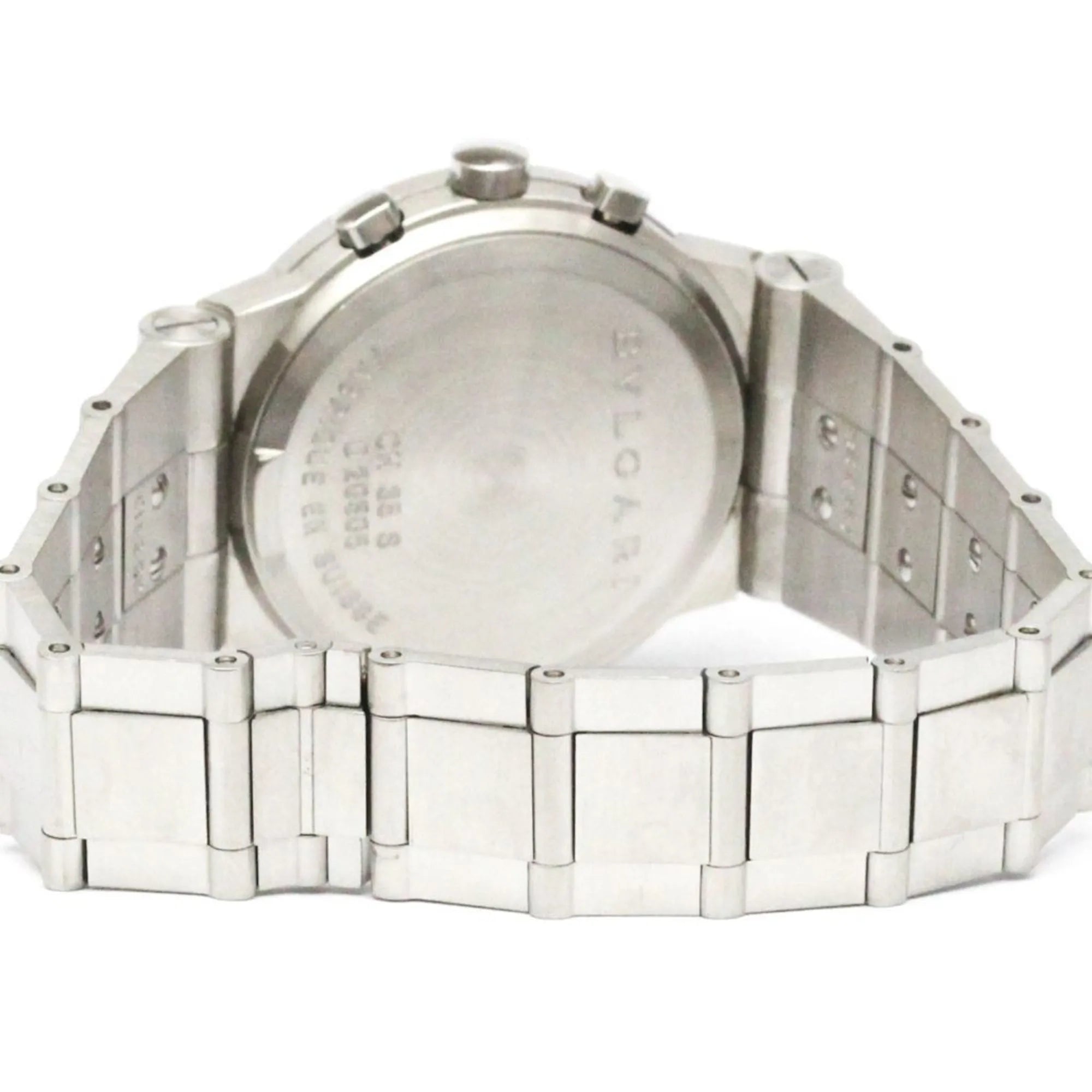 Bvlgari Diagono Chronograph Quartz Stainless Steel Watch (Pre-Owned)