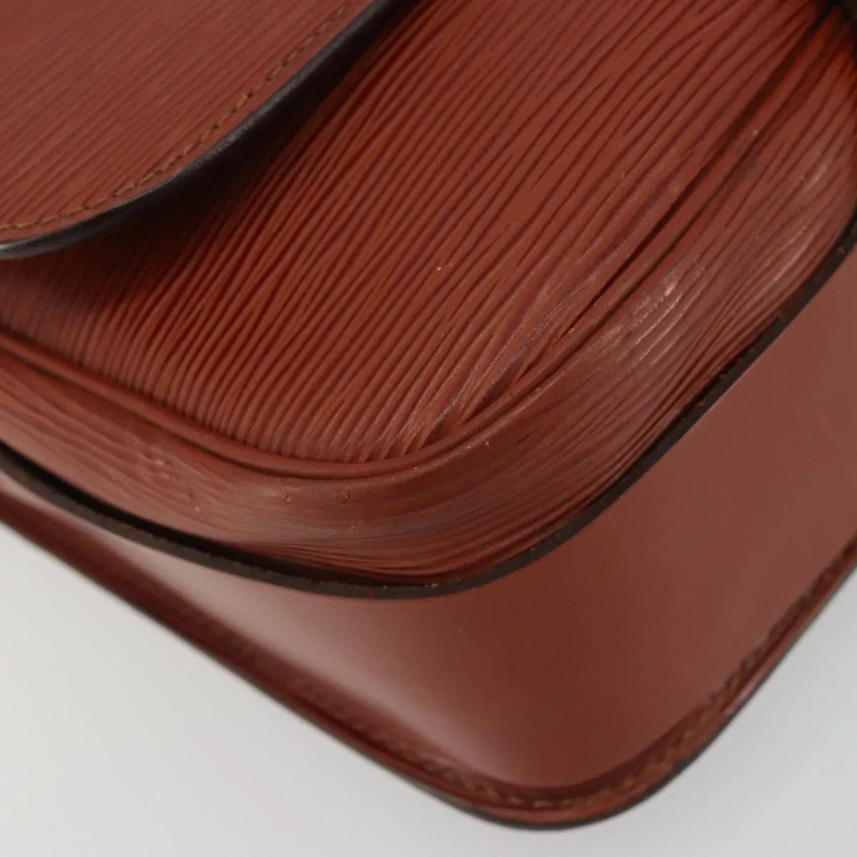 Louis Vuitton Cartouchiere Epi Leather Brown Leather Shoulder Bag Bag (Pre-Owned)