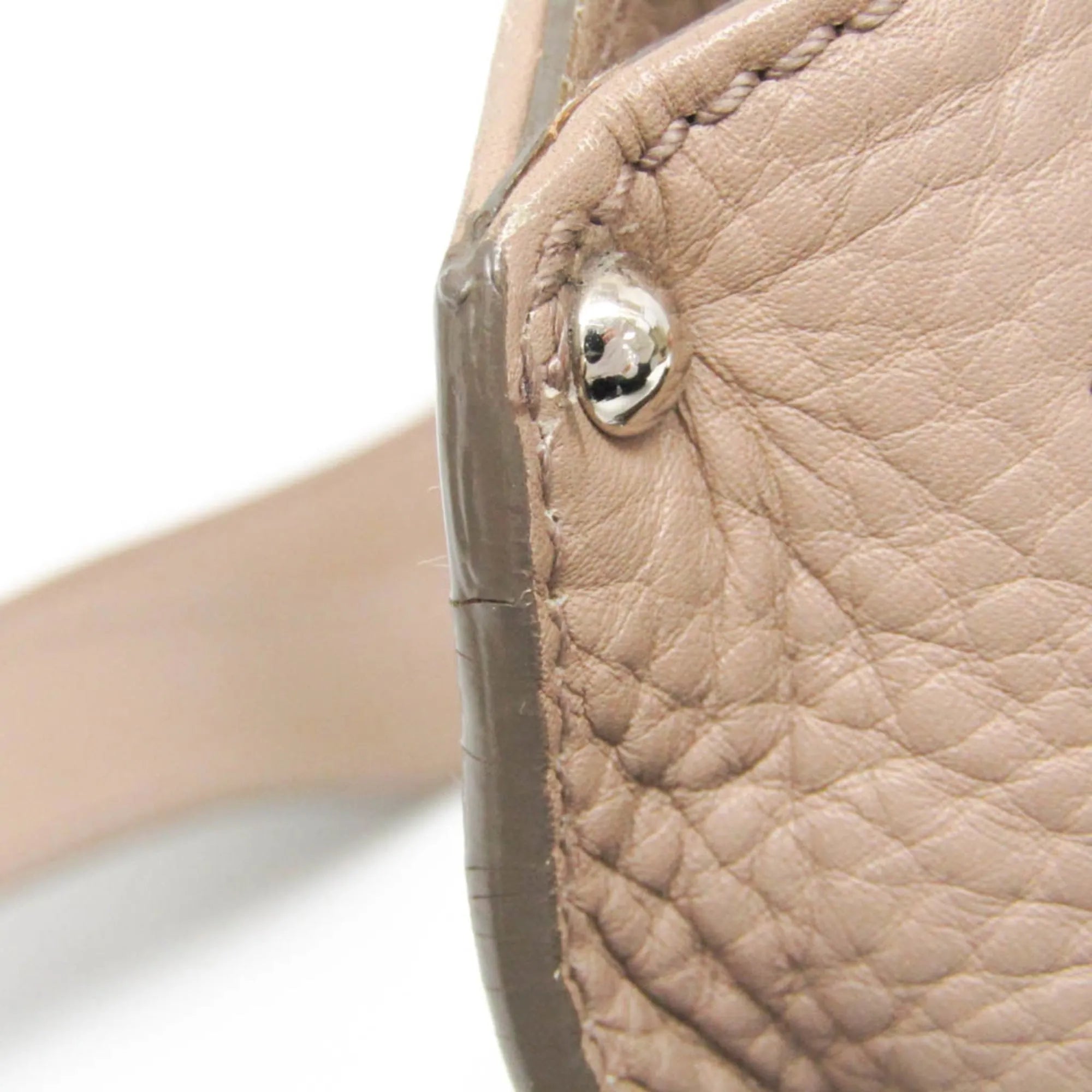 Salvatore Ferragamo Sofia Satchel Leather Pink Leather Handbag (Pre-Owned)
