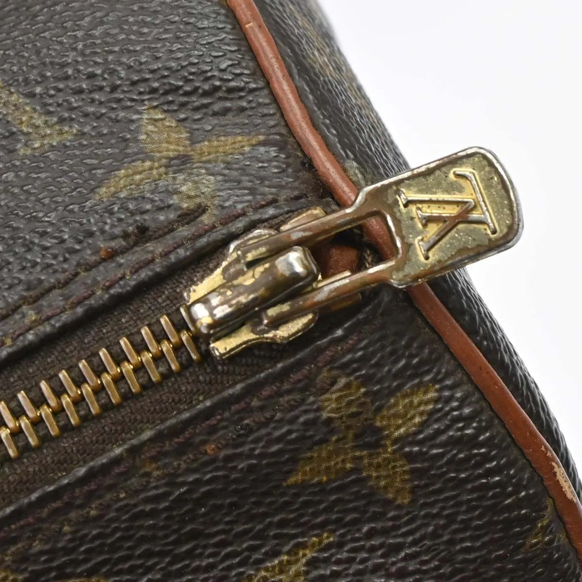 Louis Vuitton Papillon Monogram Canvas Brown Canvas Handbag (Pre-Owned)