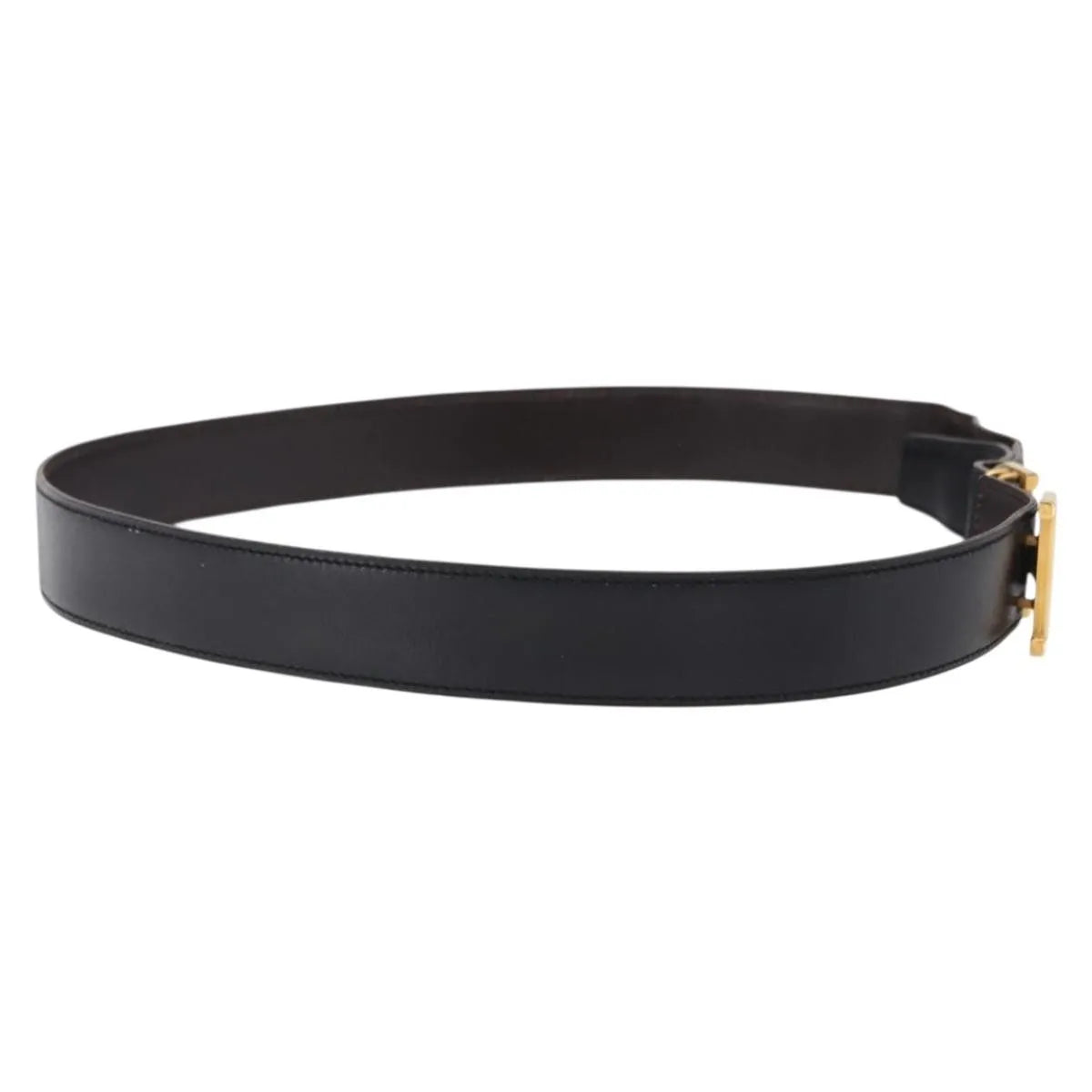Hermes Constance Reversible Belt Leather Black Leather Belts Accessory (Pre-Owned)