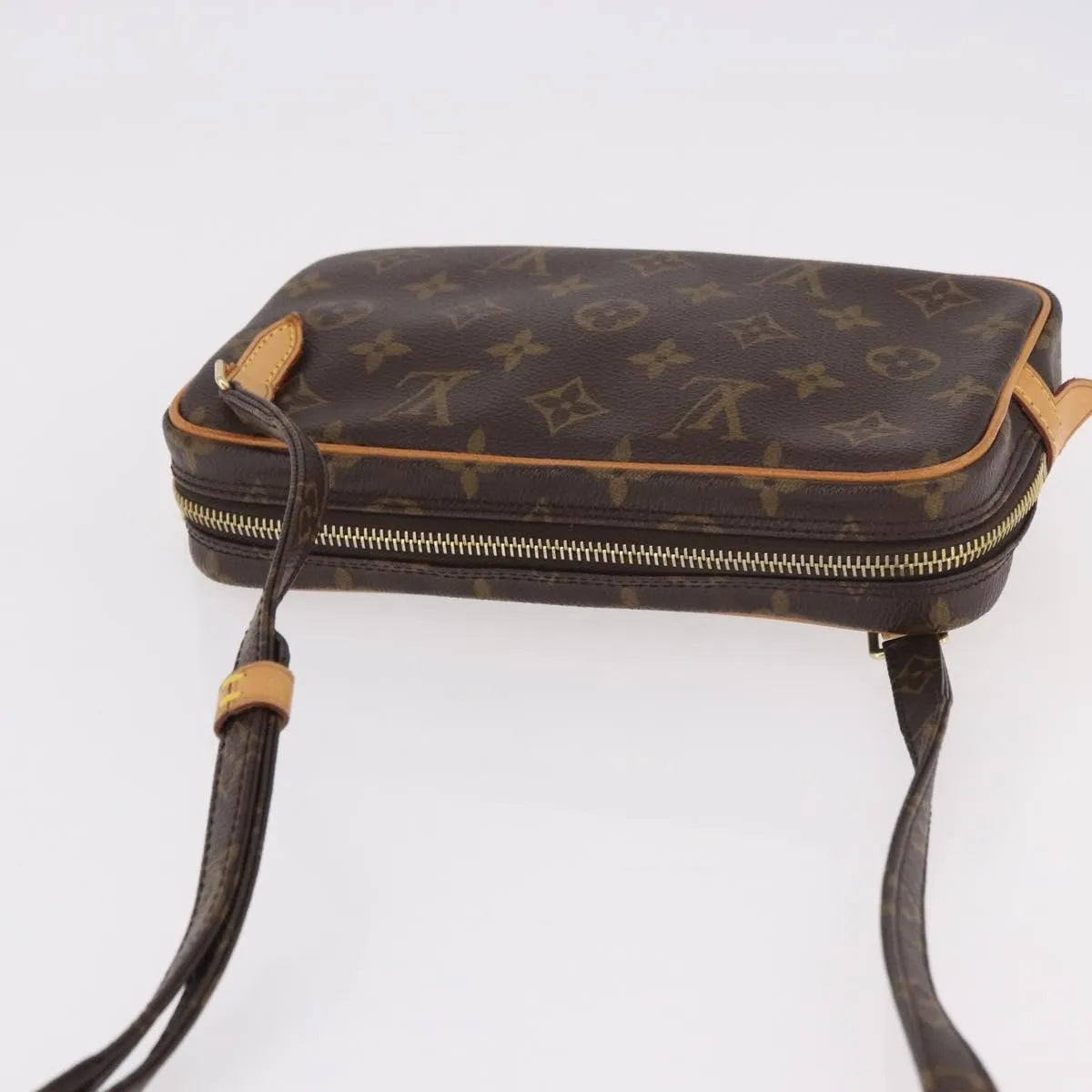 Louis Vuitton Pochette Marly Bandouliere Bag Monogram Canvas Brown Canvas Clutche & Pouche Bag (Pre-Owned)