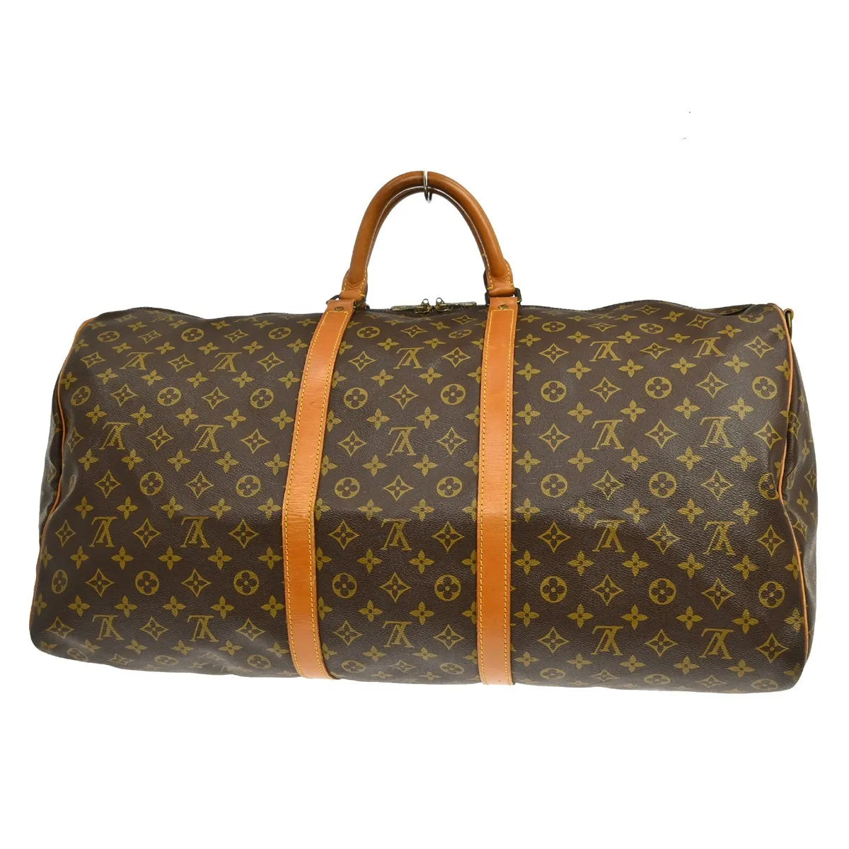 Louis Vuitton Keepall Bandouliere Bag Monogram Canvas Brown Canvas Travel Bag Bag (Pre-Owned)