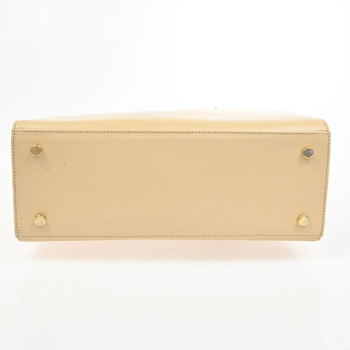 Salvatore Ferragamo Vala Leather Beige Leather Shoulder Bag Bag (Pre-Owned)