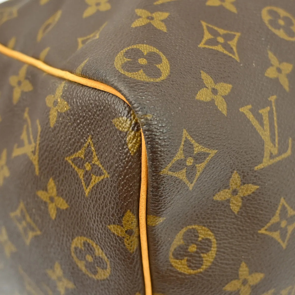 Louis Vuitton Keepall Bag Monogram Canvas Brown Canvas Travel Bag Bag (Pre-Owned)