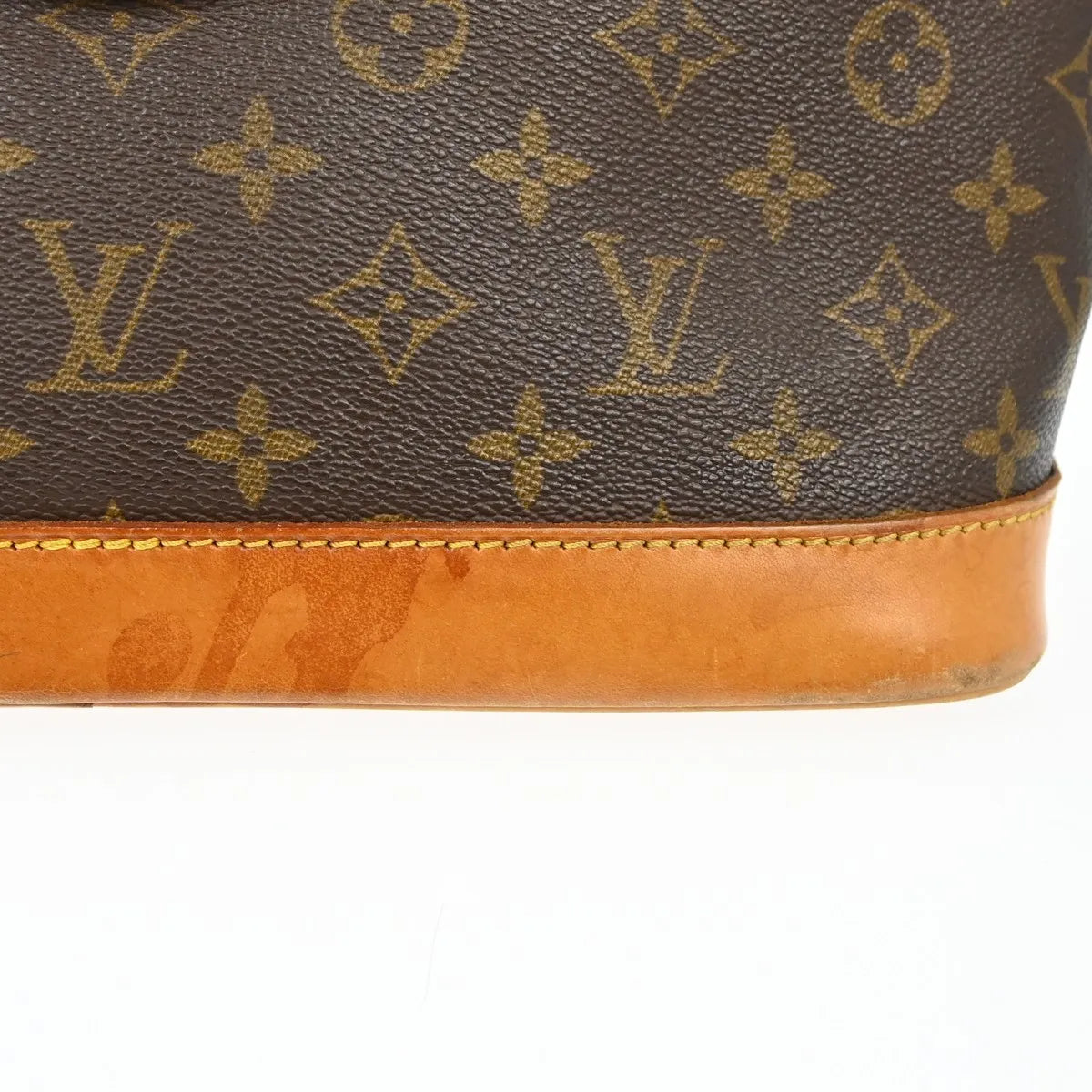 Louis Vuitton Alma Monogram Canvas Brown Canvas Handbag (Pre-Owned)