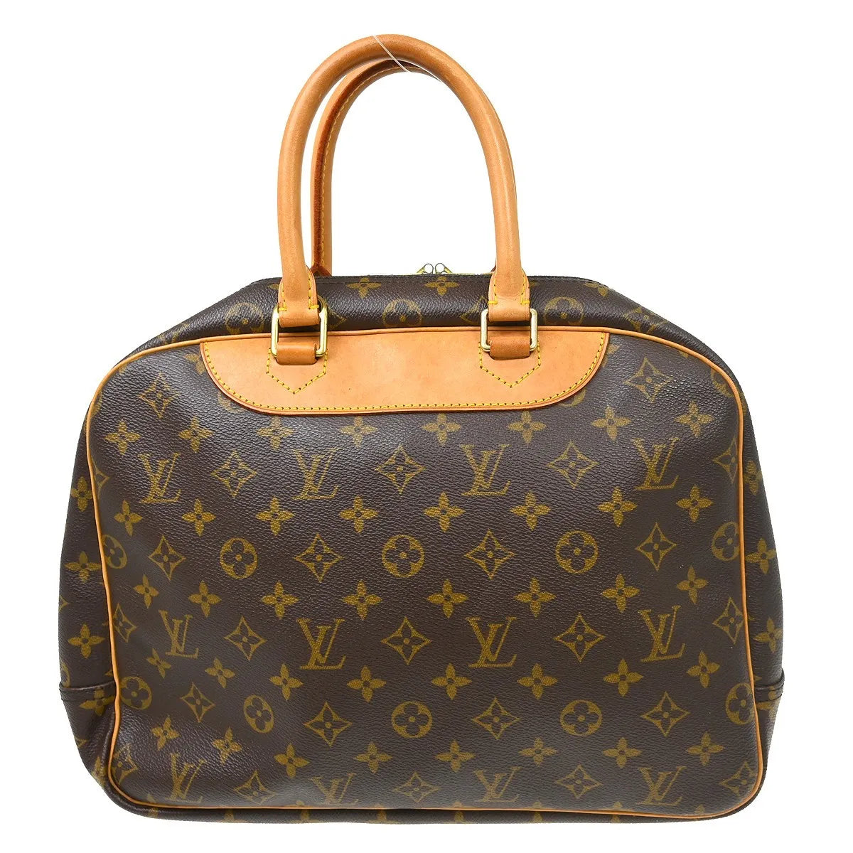Louis Vuitton Deauville Monogram Canvas Brown Canvas Handbag (Pre-Owned)