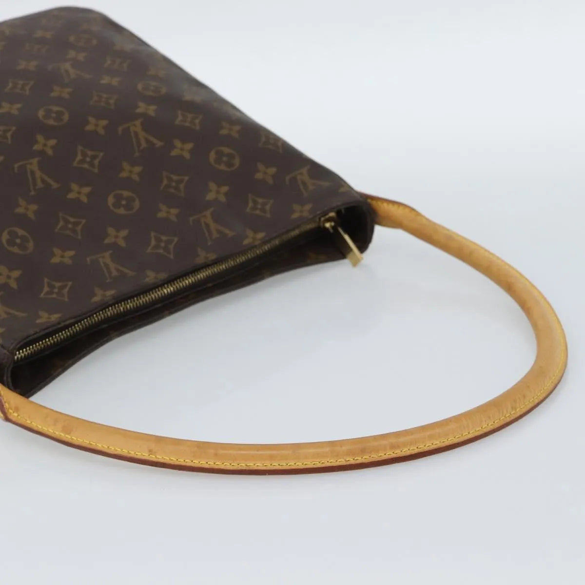 Louis Vuitton Looping Monogram Canvas Brown Canvas Handbag (Pre-Owned)