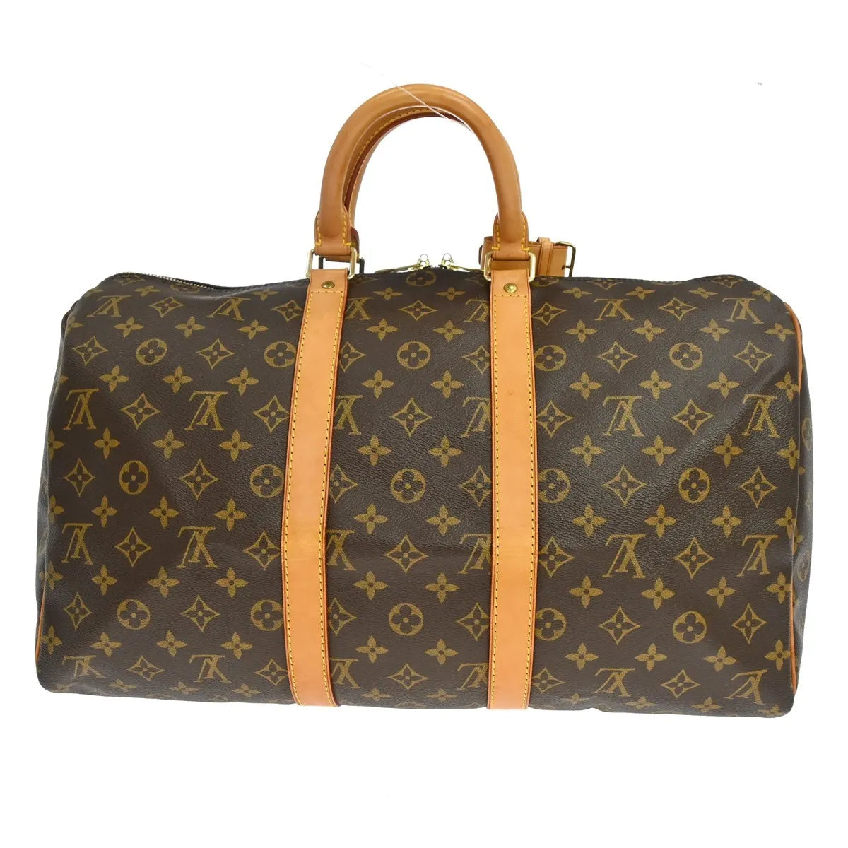 Louis Vuitton Keepall Monogram Canvas Brown Canvas Travel Bag Bag (Pre-Owned)