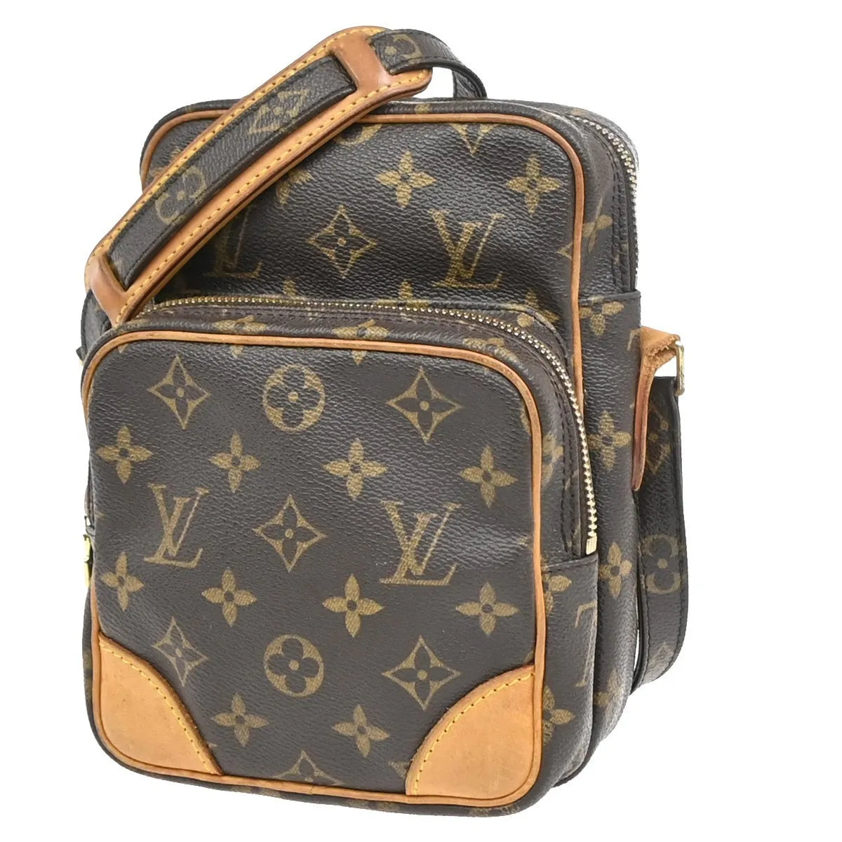 Louis Vuitton Amazone Monogram Brown Canvas Shoulder Bag Bag (Pre-Owned)