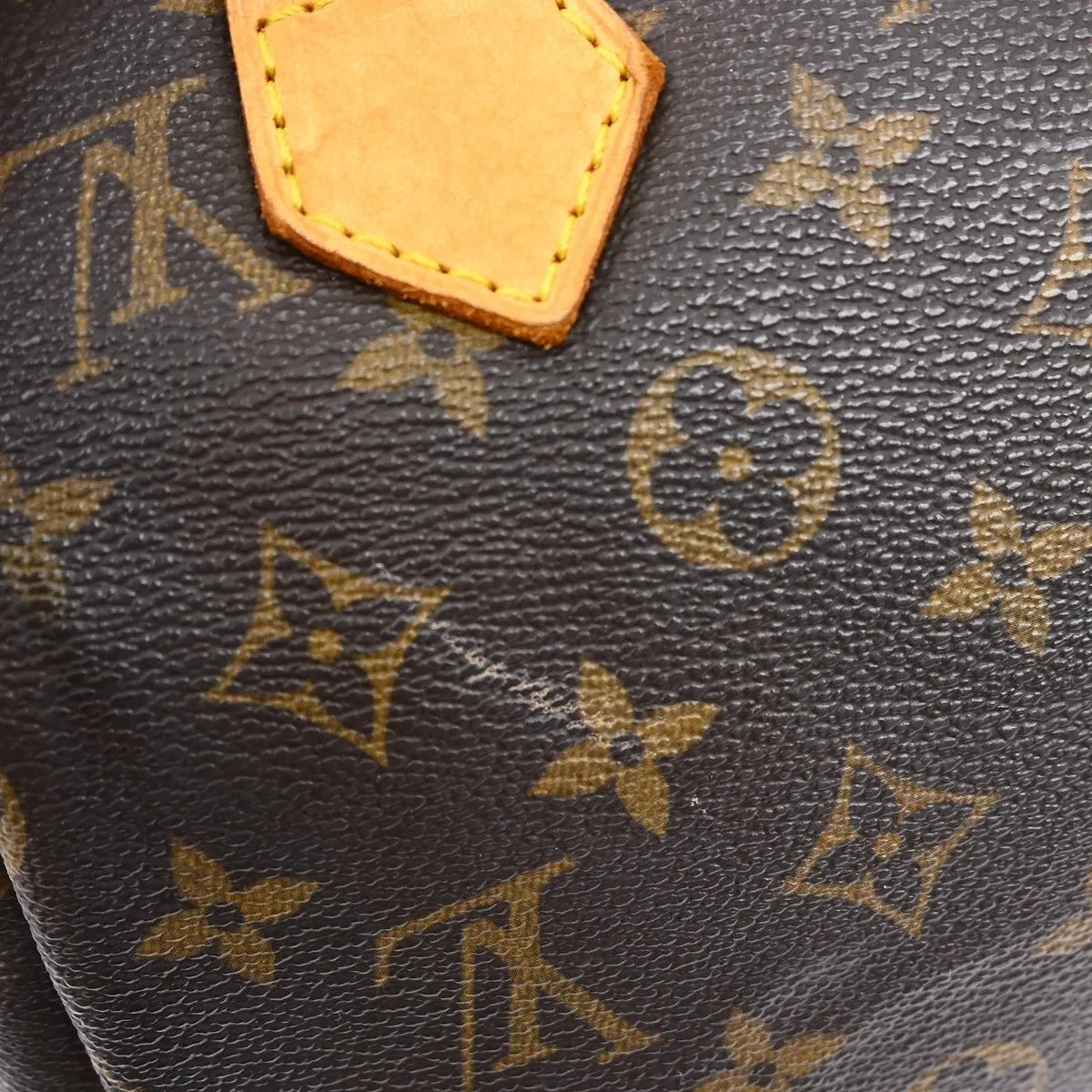 Louis Vuitton Speedy Monogram Brown Canvas Handbag (Pre-Owned)