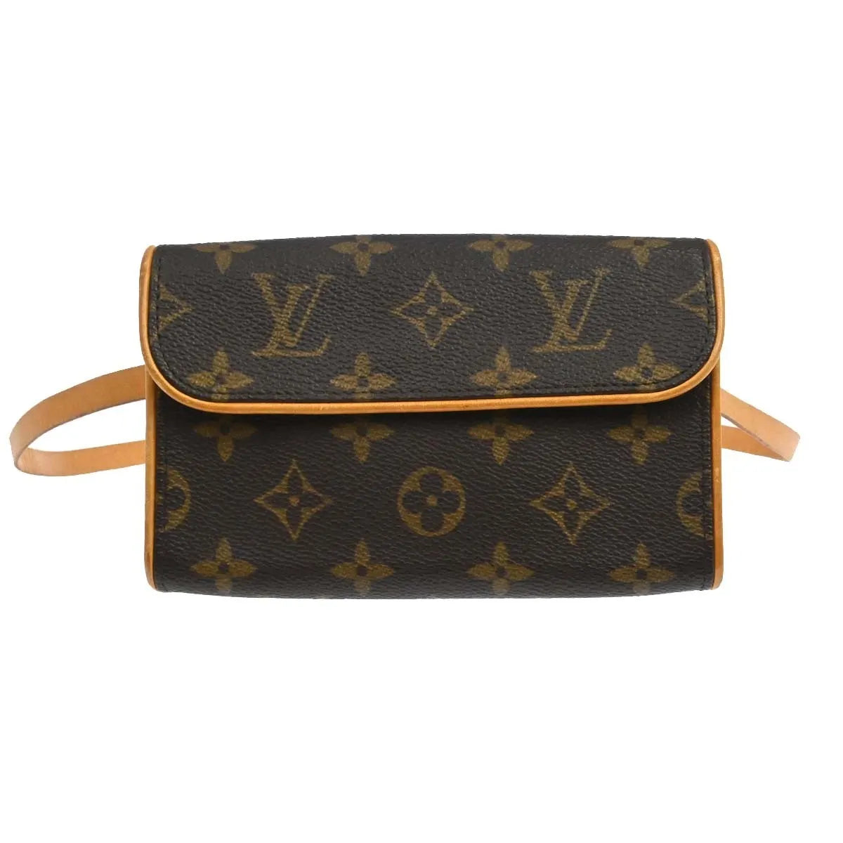 Louis Vuitton Florentine Pochette Monogram Canvas Brown Canvas Clutche & Pouche Bag (Pre-Owned)