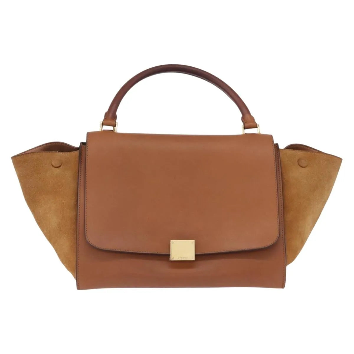 Celine Trapeze Leather Brown Leather Handbag (Pre-Owned)