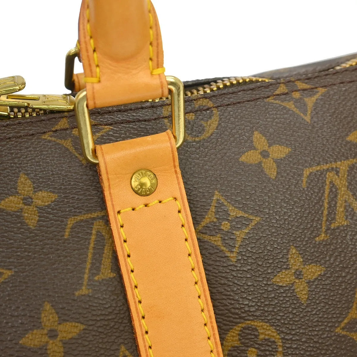 Louis Vuitton Keepall Monogram Canvas Brown Canvas Travel Bag Bag (Pre-Owned)