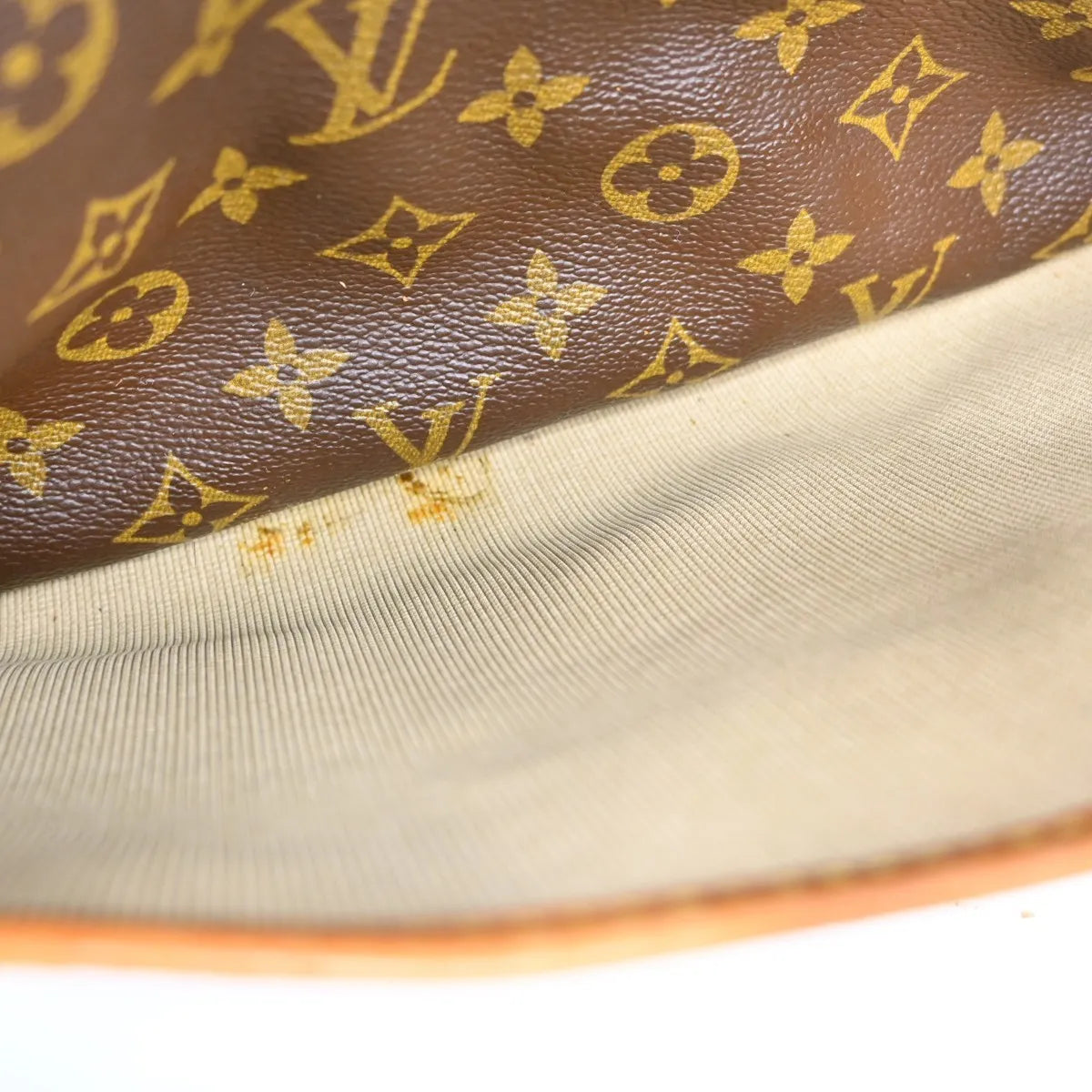 Louis Vuitton Deauville Monogram Canvas Brown Canvas Handbag (Pre-Owned)