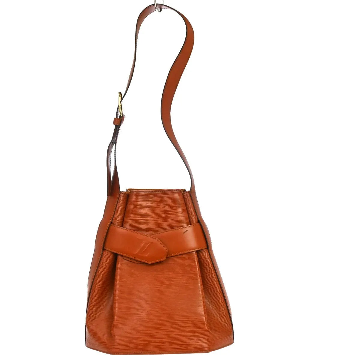 Louis Vuitton Vintage Sac D'epaule Handbag Epi Brown Leather Shoulder Bag Bag (Pre-Owned)