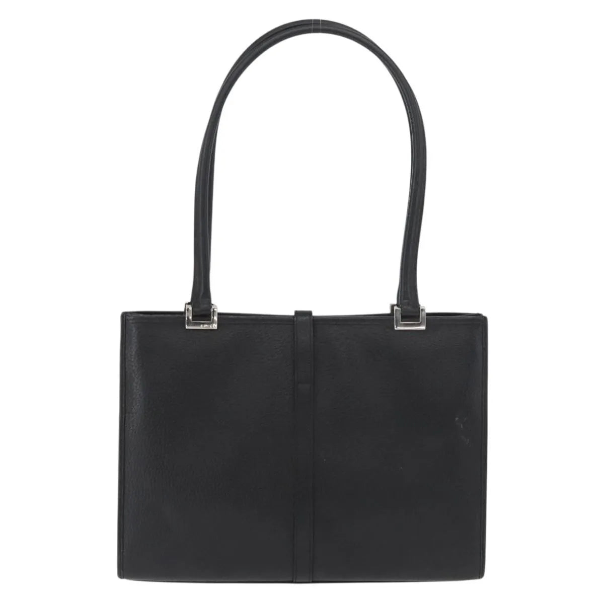 Gucci Jackie Tote Guccissima Leather Black Leather Handbag (Pre-Owned)