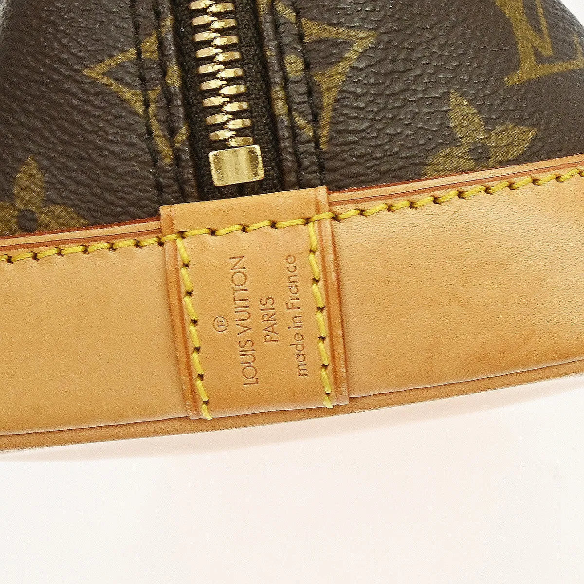 Louis Vuitton Vintage Alma Monogram Canvas Brown Canvas Handbag (Pre-Owned)