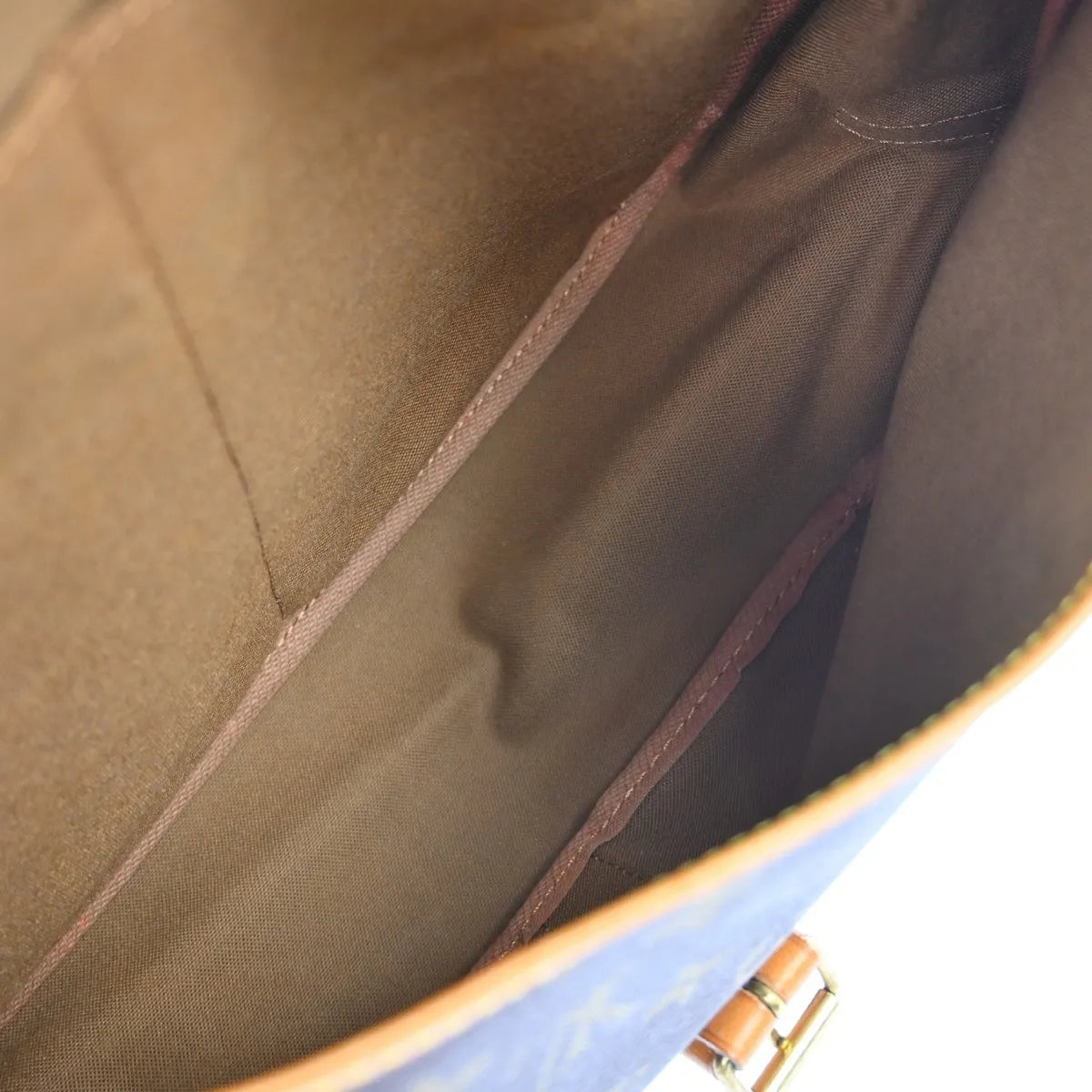 Louis Vuitton Saumur Monogram Canvas Brown Canvas Shoulder Bag Bag (Pre-Owned)