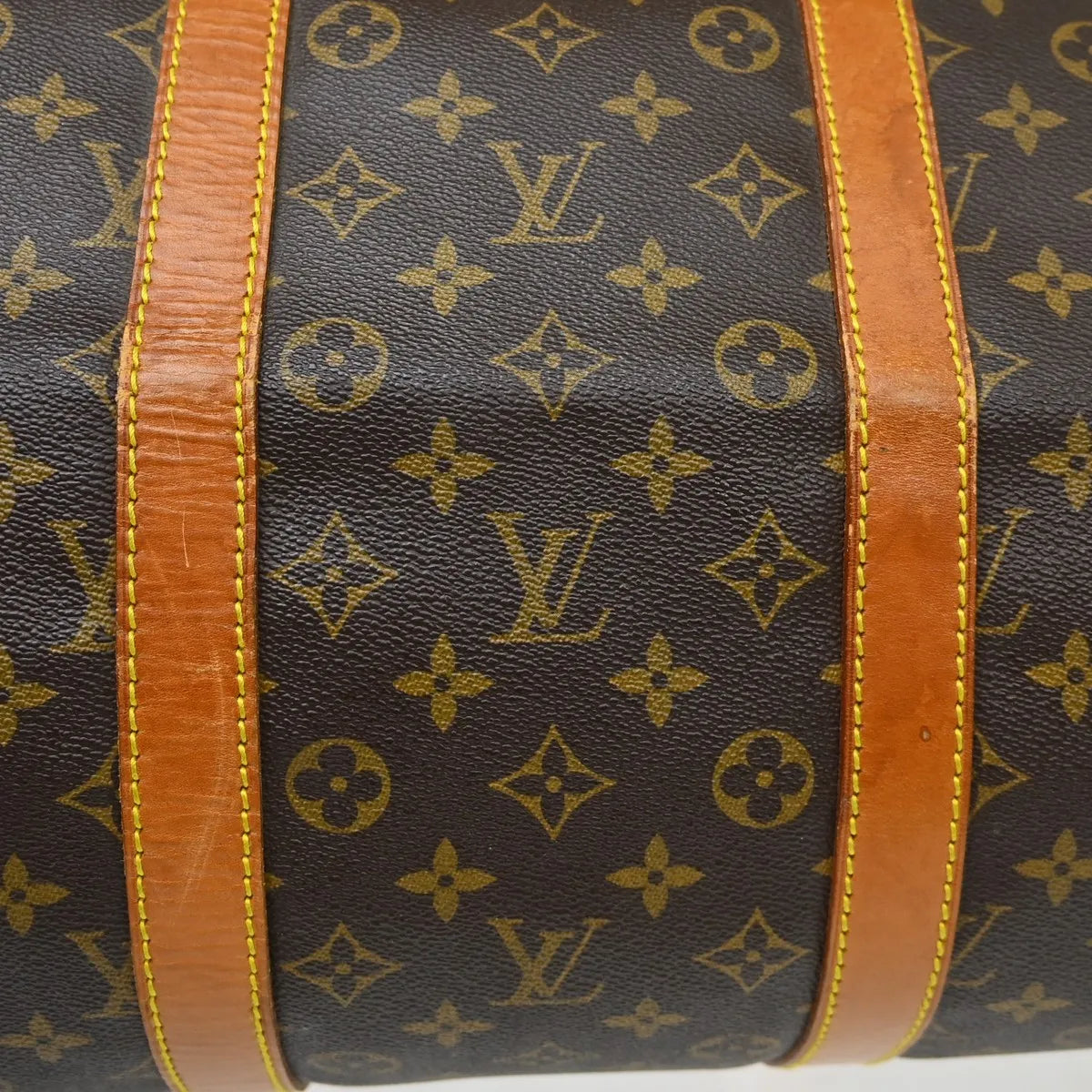 Louis Vuitton Keepall Monogram Canvas Brown Canvas Travel Bag Bag (Pre-Owned)
