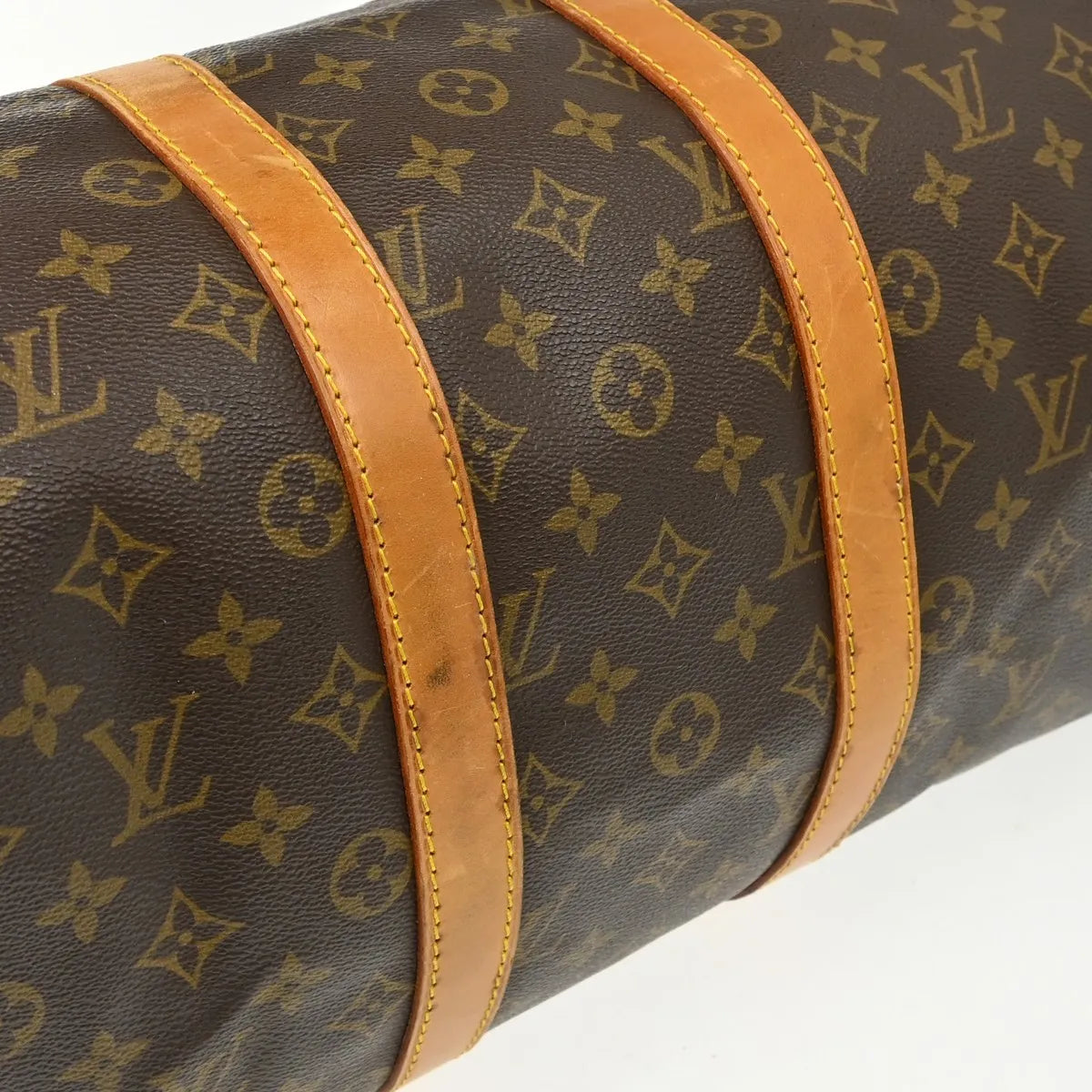 Louis Vuitton Keepall Monogram Canvas Brown Canvas Travel Bag Bag (Pre-Owned)