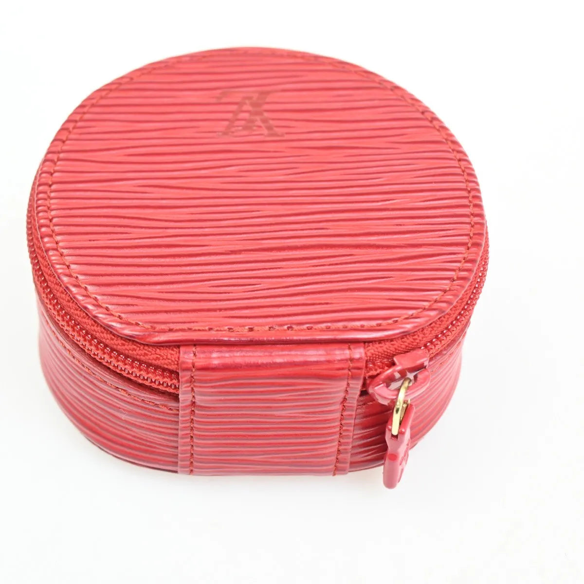 Louis Vuitton Ecrin Bijoux Jewelry Case Epi Leather Red Leather Clutche & Pouche Bag (Pre-Owned)