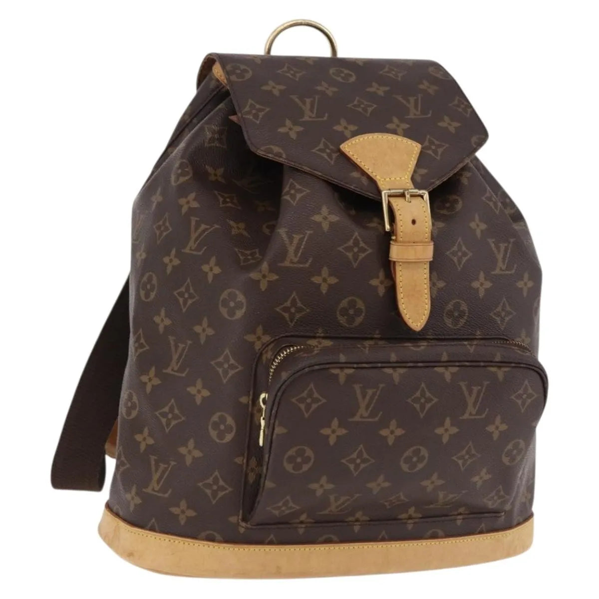 Louis Vuitton Montsouris Monogram Brown Canvas Backpack Bag (Pre-Owned)