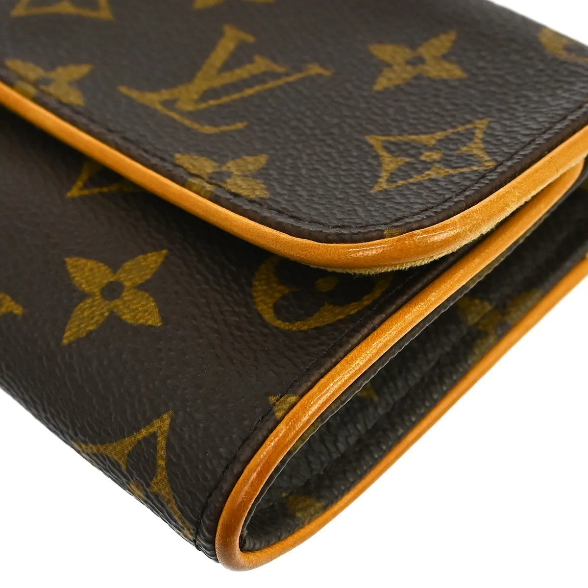 Louis Vuitton Twin Monogram Brown Canvas Clutche & Pouche Bag (Pre-Owned)