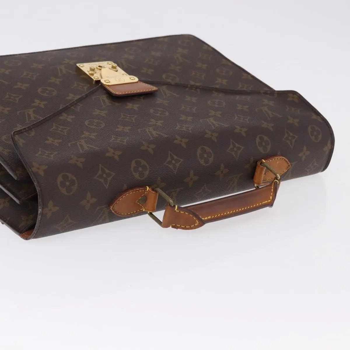 Louis Vuitton Serviette Conseiller Monogram Canvas Brown Canvas Briefcase Bag (Pre-Owned)