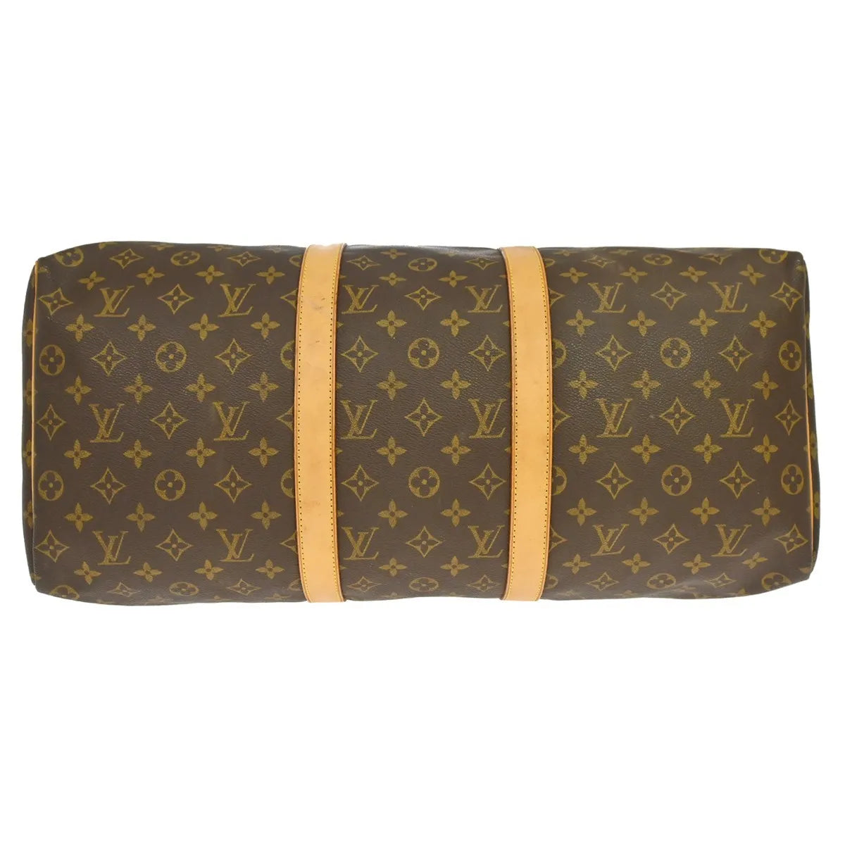 Louis Vuitton Keepall Monogram Canvas Brown Canvas Travel Bag Bag (Pre-Owned)