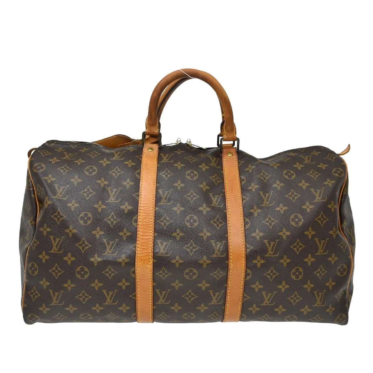 Louis Vuitton Keepall Monogram Canvas Brown Canvas Travel Bag Bag (Pre-Owned)