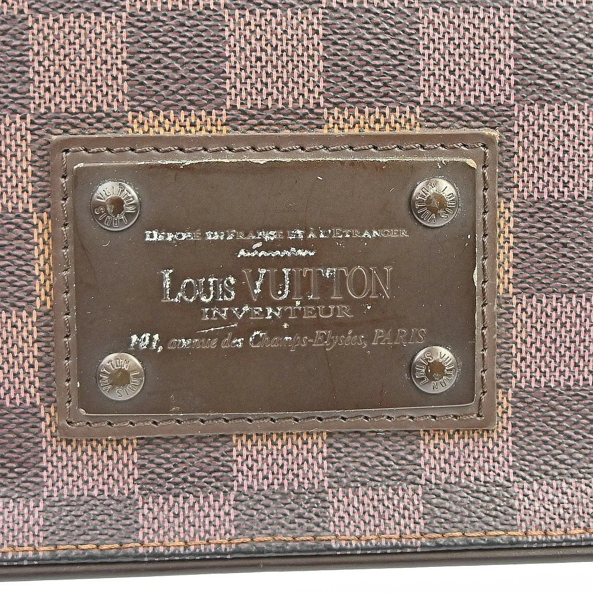 Louis Vuitton Brooklyn Damier Brown Canvas Crossbody Bag Bag (Pre-Owned)
