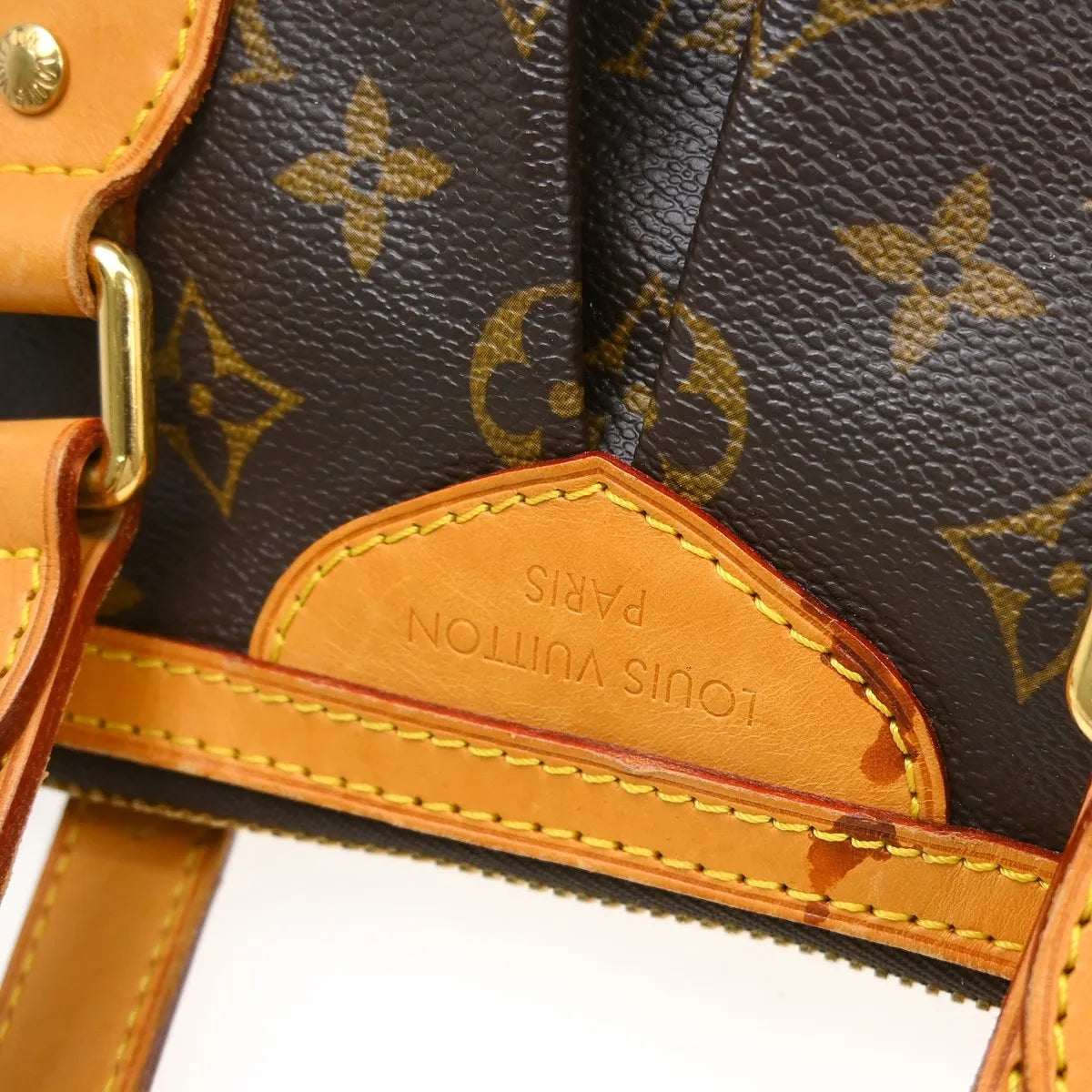 Louis Vuitton Palermo Monogram Canvas Brown Canvas Tote Bag Bag (Pre-Owned)