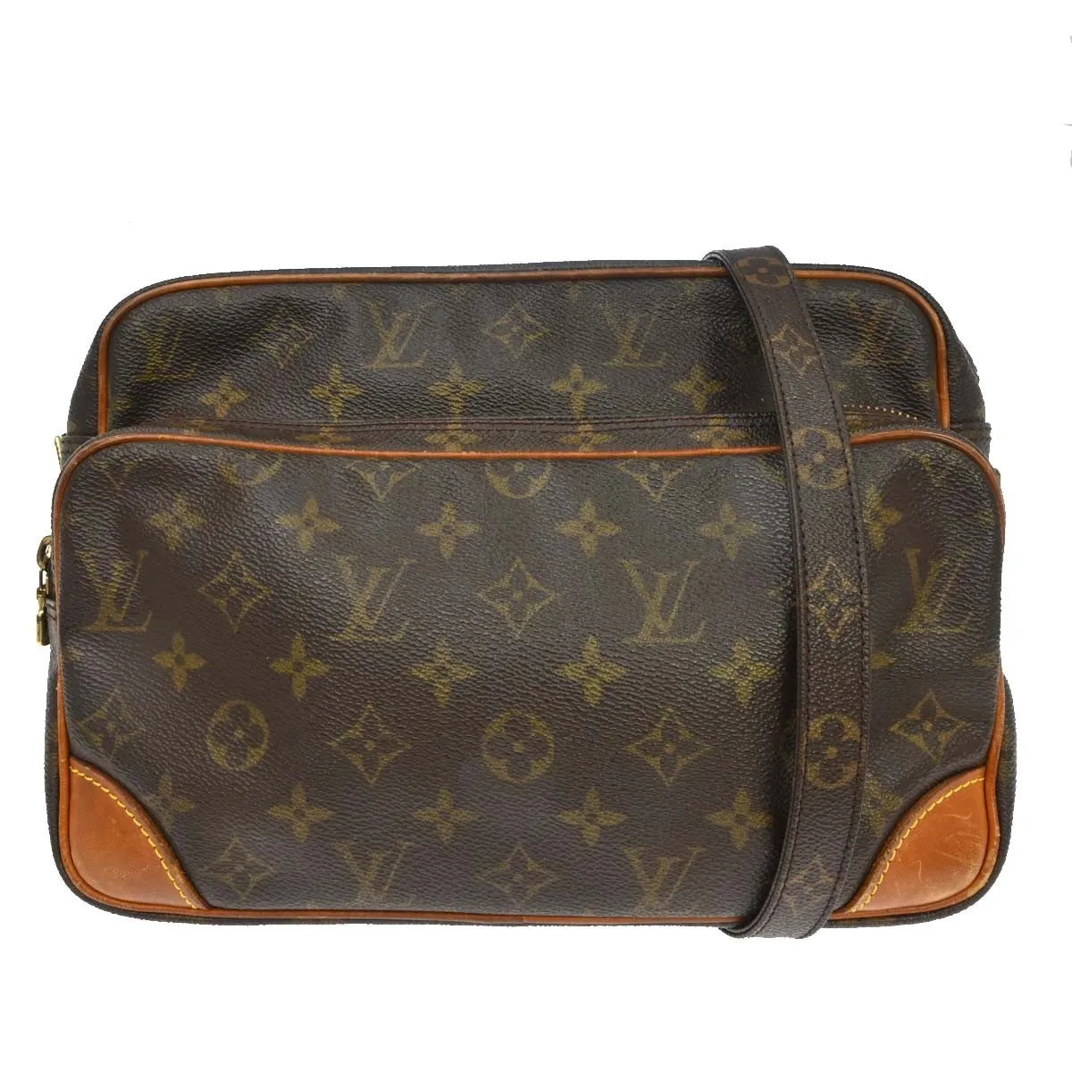Louis Vuitton Nil Messenger Monogram Canvas Brown Canvas Shoulder Bag Bag (Pre-Owned)